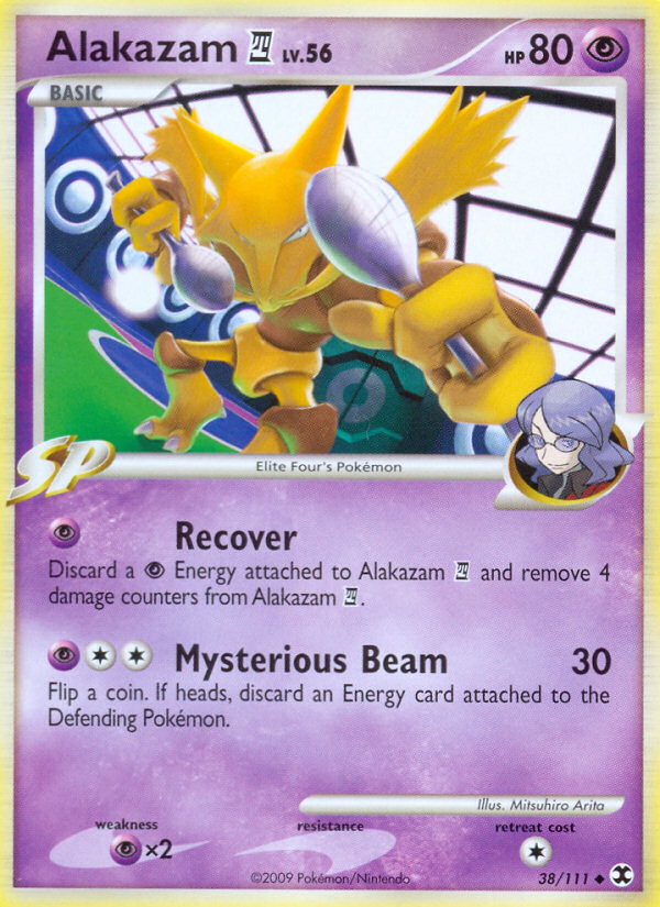 pokemon card alakazam Alakazam (38/111) [Platinum: Rising Rivals]