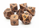 OSDMTL-21 Dwarven Forged Archaic Bronze Polyhedral 7 Die Set