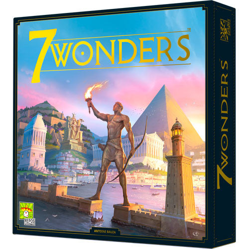 7 Wonders Duel Agora Board Game EXPANSION | 2 Player Game| Strategy Board  Game | Civilization Board Game for Game Night | Board Game for Couples 
