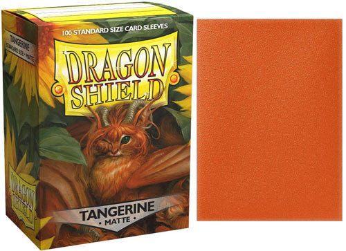 Dragon Shield Sleeves - Tangerine Matte
