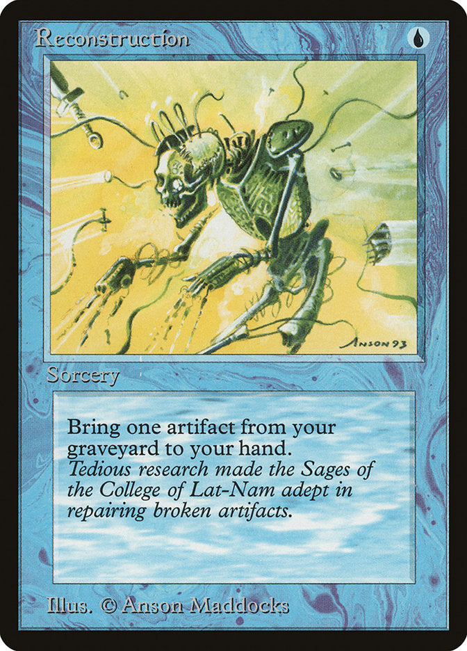 mtg cards that return artifacts from the graveyard I'm in need of some will send artifact equipment cards to quickly. Suggestions? Rules Text: Return, Target, artifact,