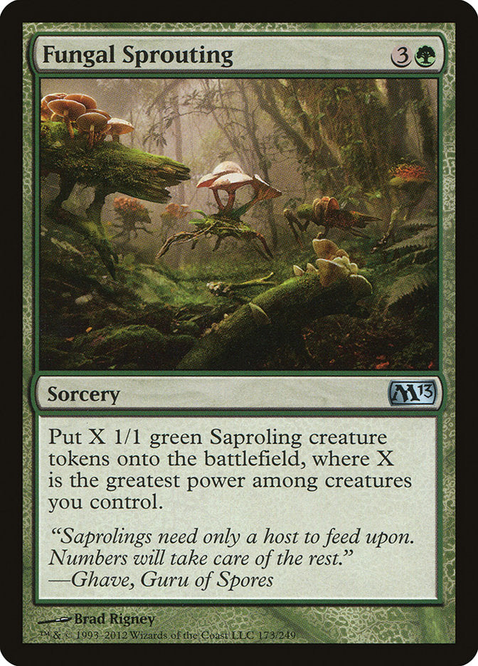 fungus cards mtg Fungal Sprouting [Magic 2013]