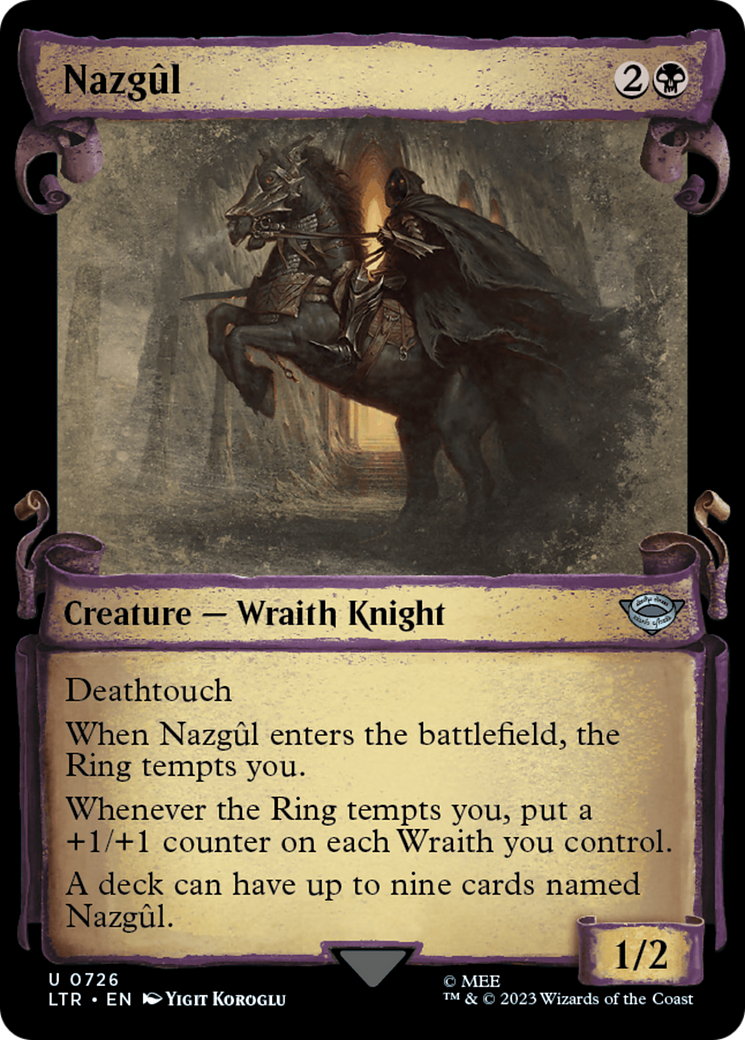 nazgul mtg card Nazgul (0726) [The Lord of the Rings: Tales of Middle-Earth Showcase S