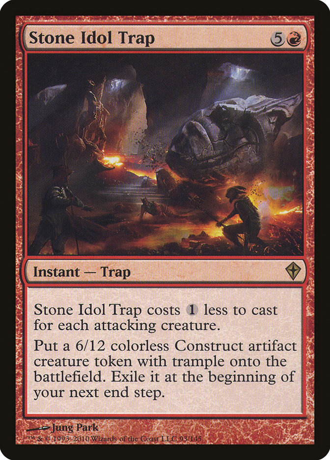 trap card mtg Stone Idol Trap [Worldwake]