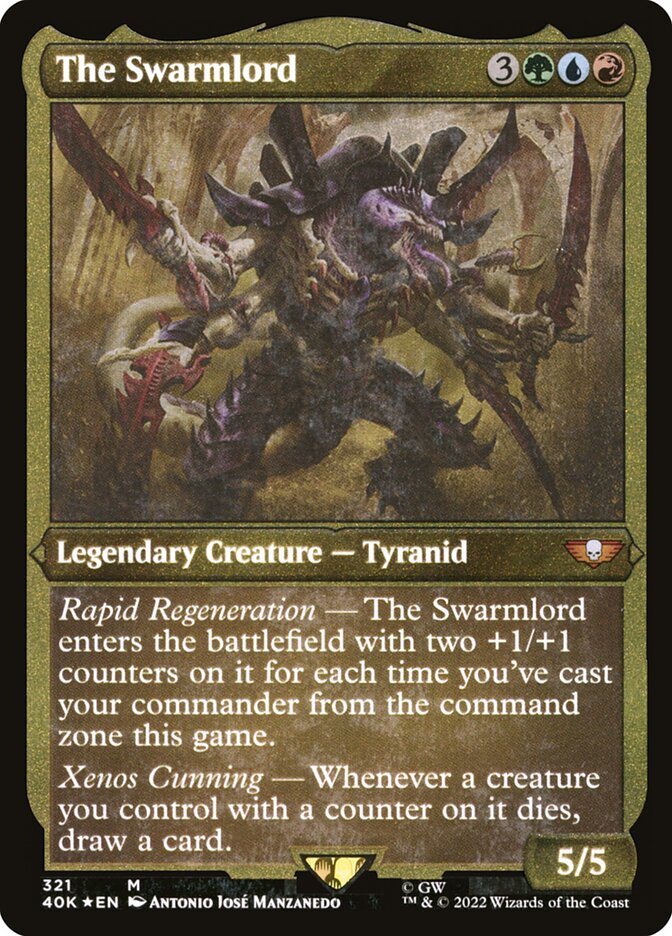 xenos mtg card Zenos yae Galvus // Shinryu, Transcendent Rival : Toys & Games Until end of turn The Swarmlord (Display Commander) [Warhammer