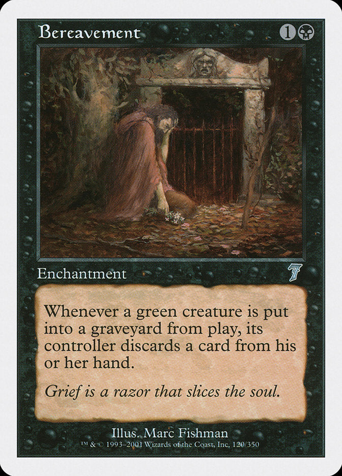 mtg black return card from graveyard Bereavement [Seventh Edition]