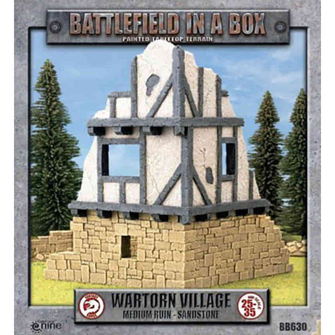 BB630 Wartorn Village: Medium Ruin - Sandstone