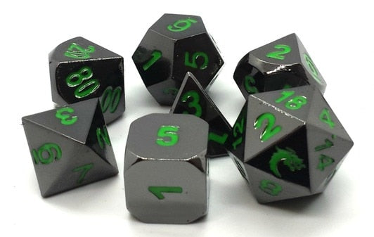 OSDMTL-17 Halfling Forged Black Nickel with Green 7 die set