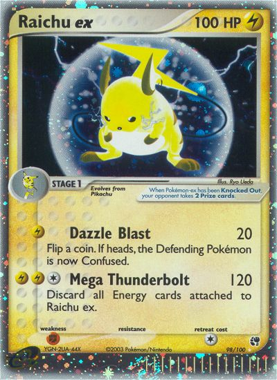 Raichu ex (98/100) [EX: Sandstorm]