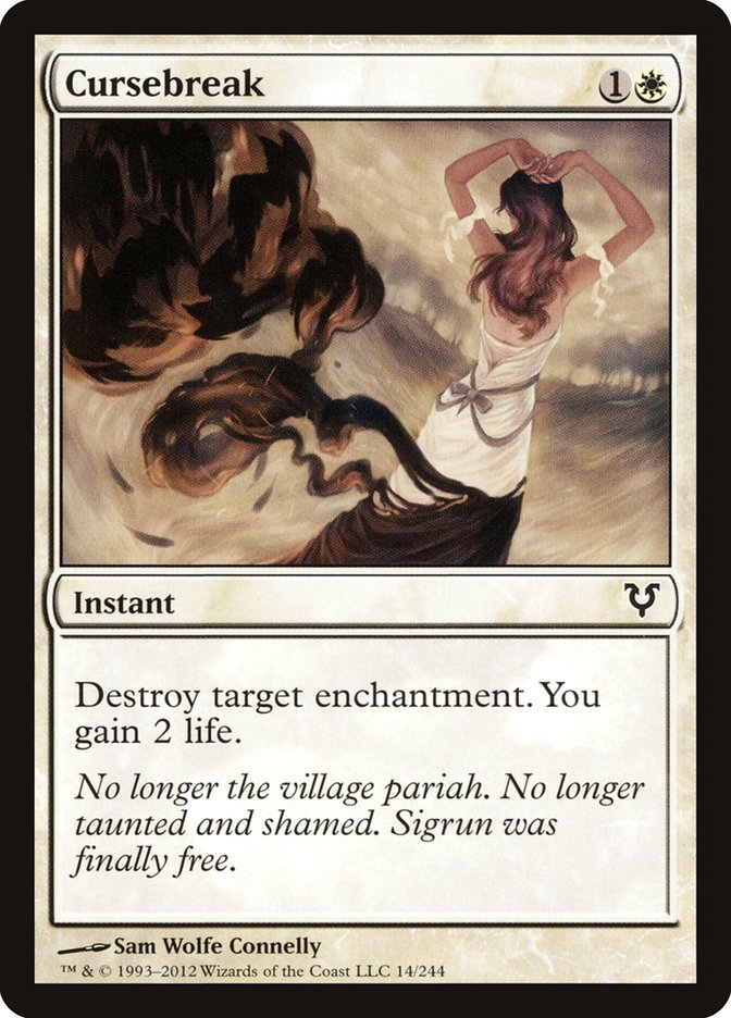 mtg avacyn restored cards Cursebreak [Avacyn Restored]