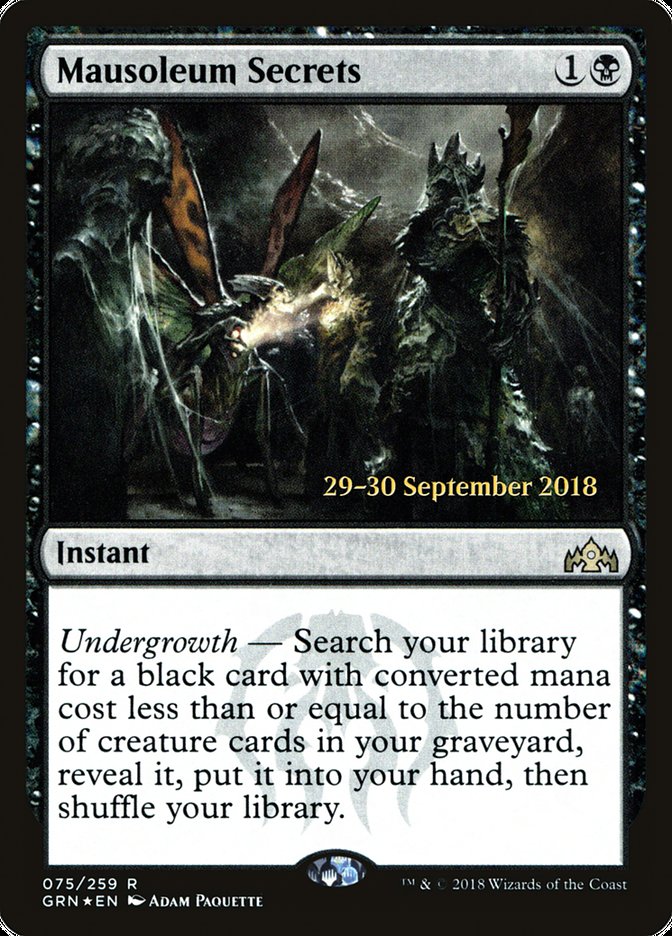 mtg put cards from library into graveyard Grapple with the Past (DSC) #82