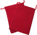 Velour Dice Bag Large - Red