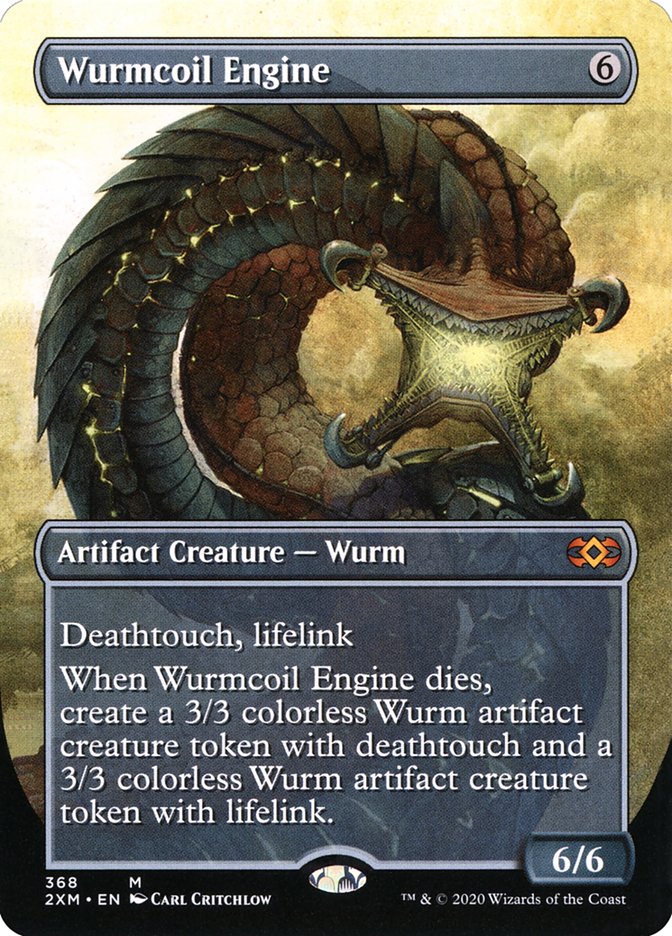 Wurmcoil Engine (Toppers) [Double Masters Extended Art]