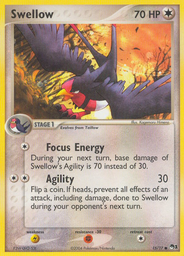 pokemon card swellow Amazon.com: Pokemon - Swellow (103/146)