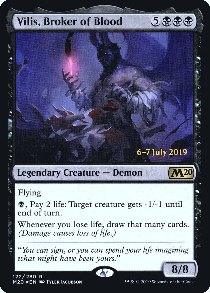 Vilis, Broker of Blood  [Core Set 2020 Prerelease Promos]