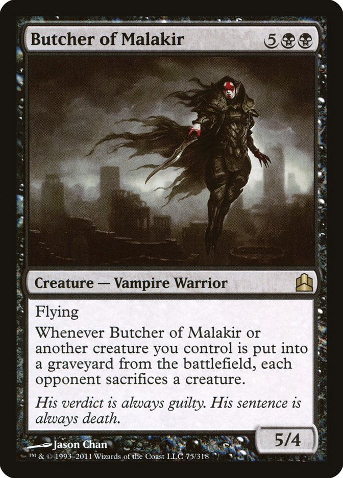 Butcher of Malakir [Commander 2011]