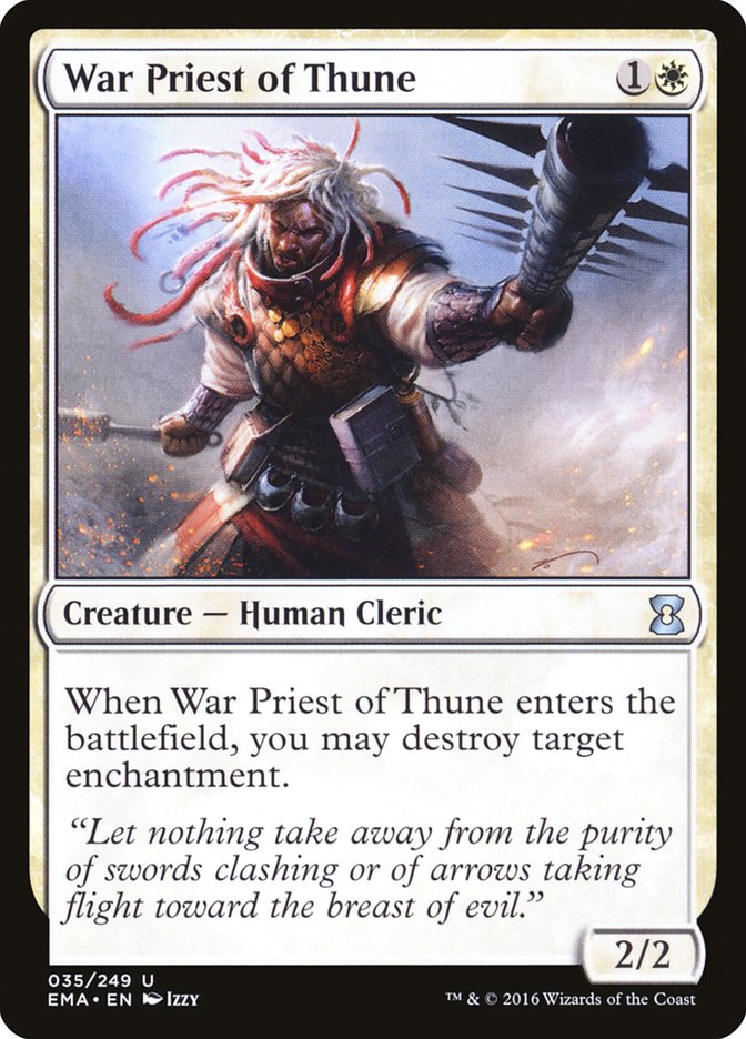 War Priest of Thune [Eternal Masters]