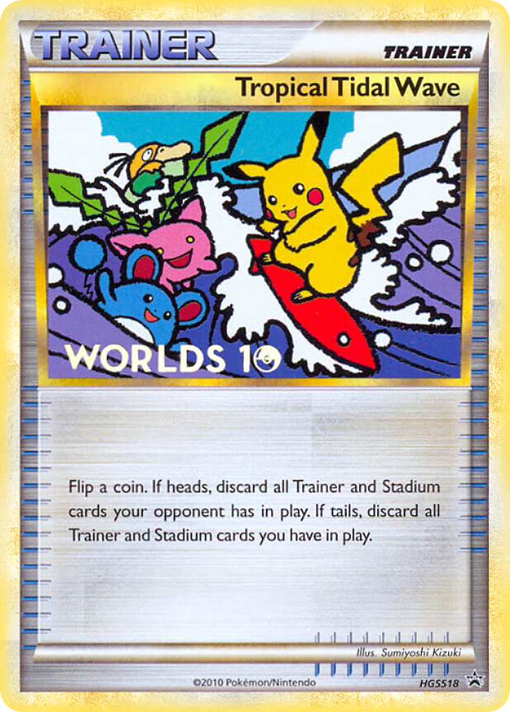 pokemon heart gold trainer card stars Tropical Tidal Wave (HGSS18) [HeartGold & SoulSilver: Black Star Promo