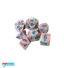 CHX 20544 Festive Pop Art/Blue Mini-Polyhedral 7-Die Set