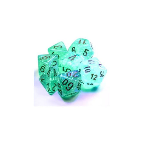 CHX 27575 Borealis Light Green/Gold Polyhedral 7-Die Set