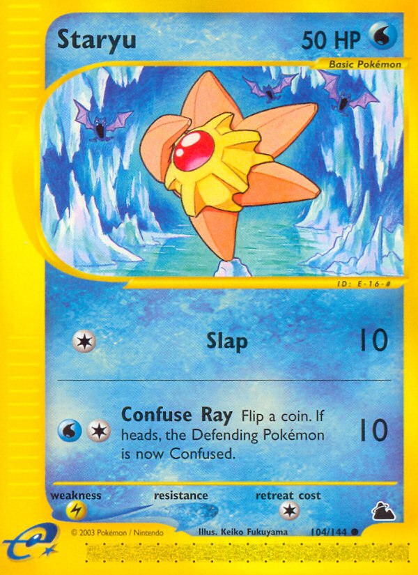 pokemon staryu card - (25/122) Listed cards may have imperfections. Staryu 020/088 Me03: Perfect Order