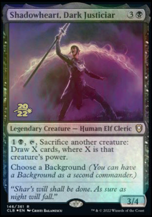 mtg shadowheart commander deck Shadowheart, Dark Justiciar EDH/Commander Tech! Shadowhearts Devotion Brewing Baldur's Gate A