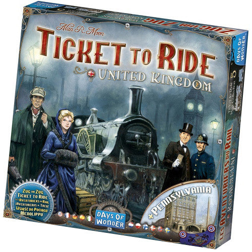 Ticket to Ride Map Collection: Volume 5 - United Kingdom & Pennsylvania