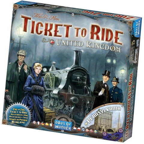 Ticket to Ride Map Collection: Volume 5 - United Kingdom & Pennsylvania