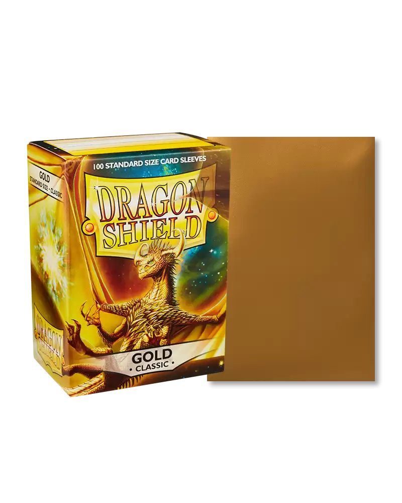 Dragon Shield Sleeves - Gold Classic
