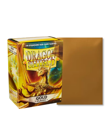 Dragon Shield Sleeves - Gold Classic