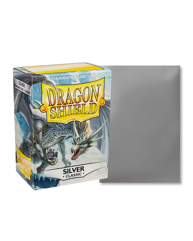 Dragon Shield Sleeves - Silver Classic