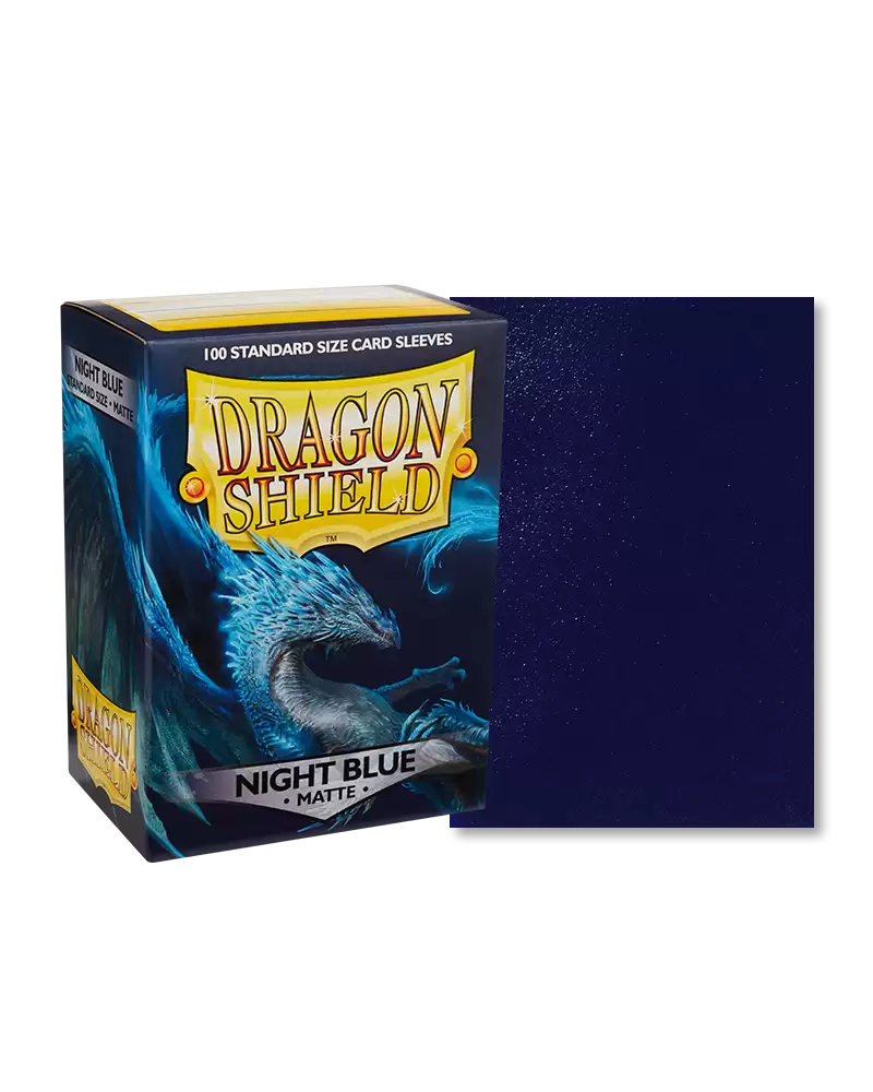 Dragon Shield Sleeves - Night Blue Matte