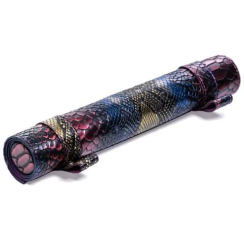 FBG6025 Dragon Scale Leather Foldable Dice Mat Tray