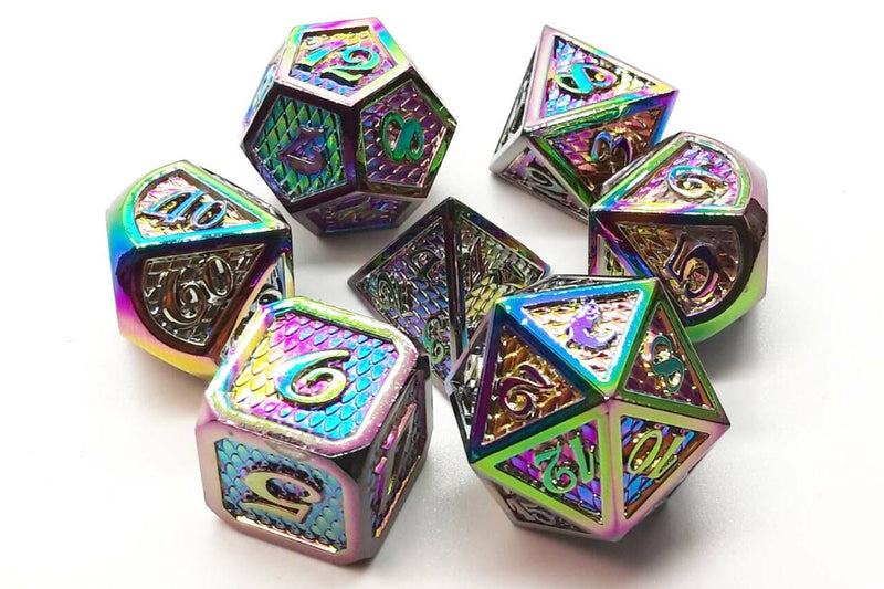 OSDMTL-67 Dragon Scale - Spectral Polyhedral 7 Die Set