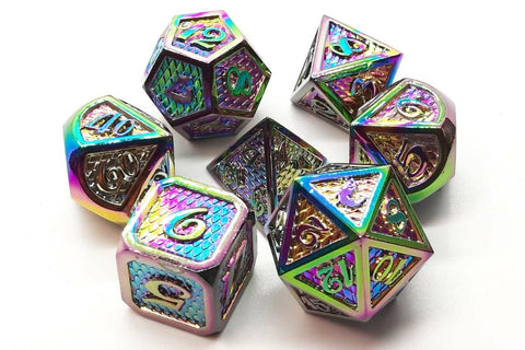 OSDMTL-67 Dragon Scale - Spectral Polyhedral 7 Die Set