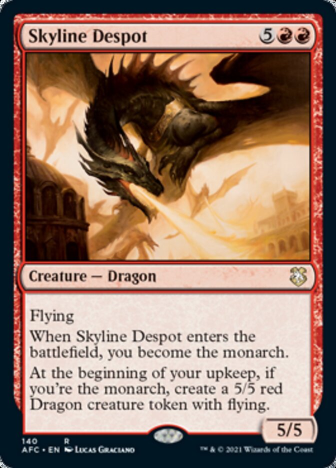 mtg forgotten realms red cards Skyline Despot [Dungeons & Dragons: Adventures in the Forgotten Realms