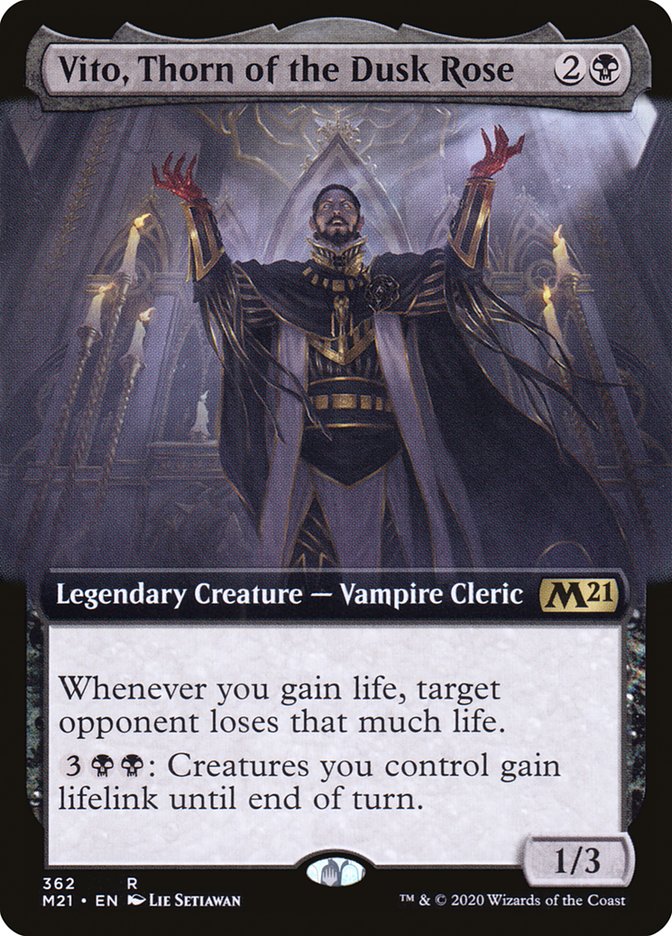 Vito, Thorn of the Dusk Rose (Extended) [Core Set 2021]