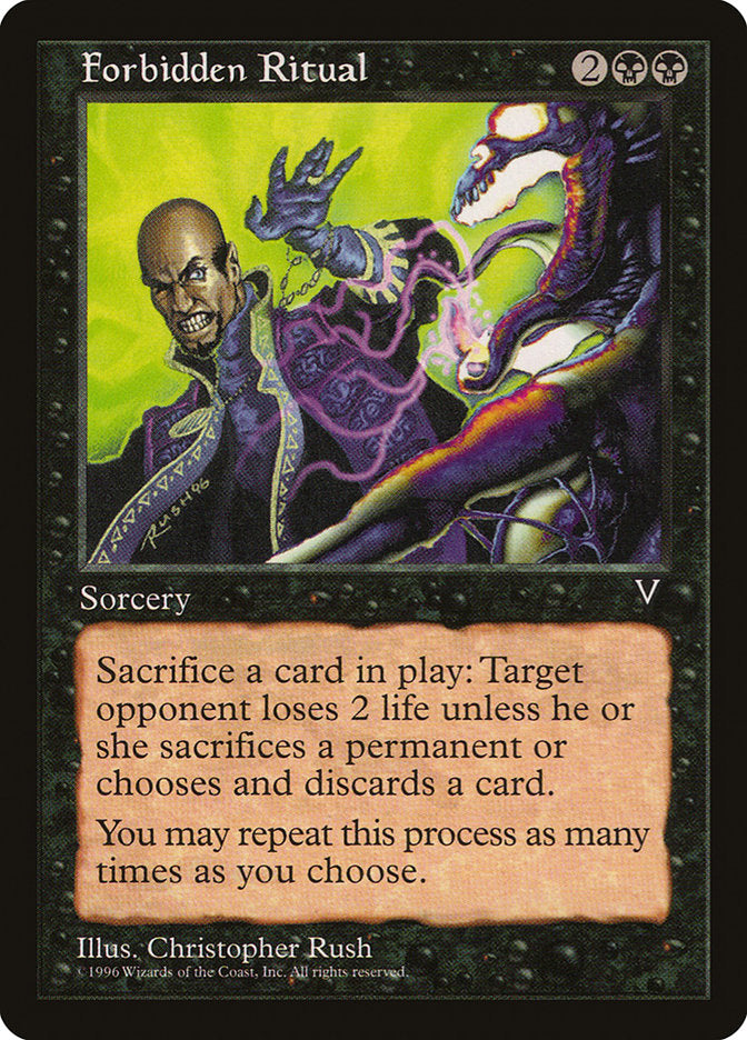 mtg ritual cards Dark Ritual - Black - 129
