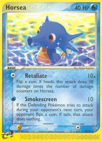 pokemon cards horsea Horsea | Battle Styles