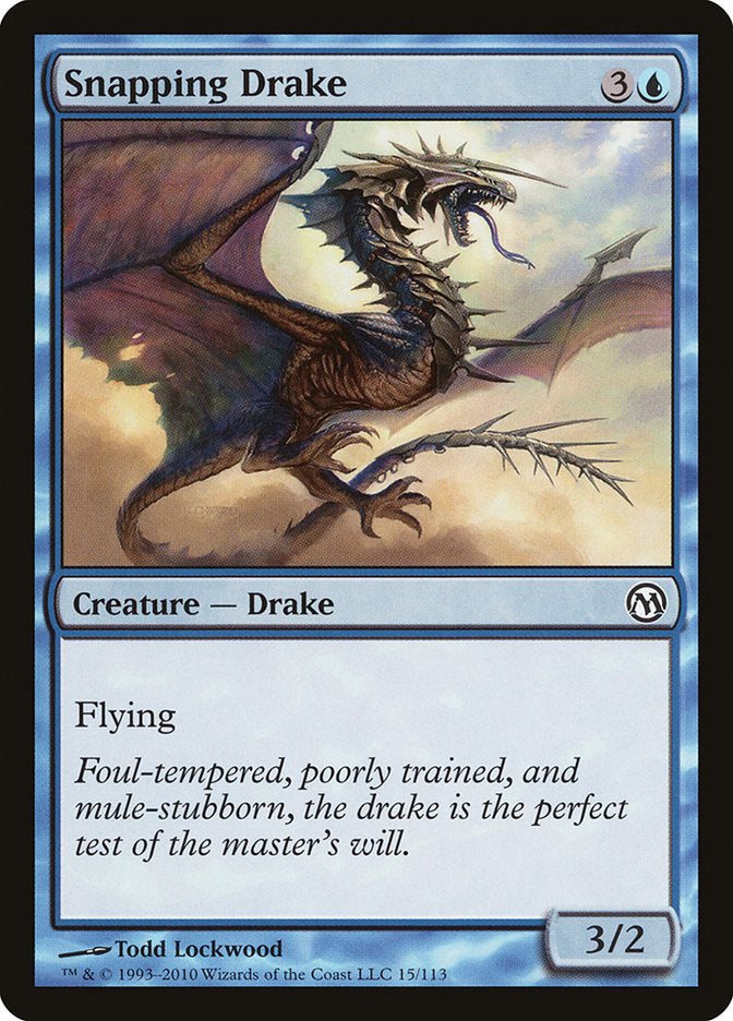 mtg drake cards Snapping Drake [Duels of the Planeswalkers]