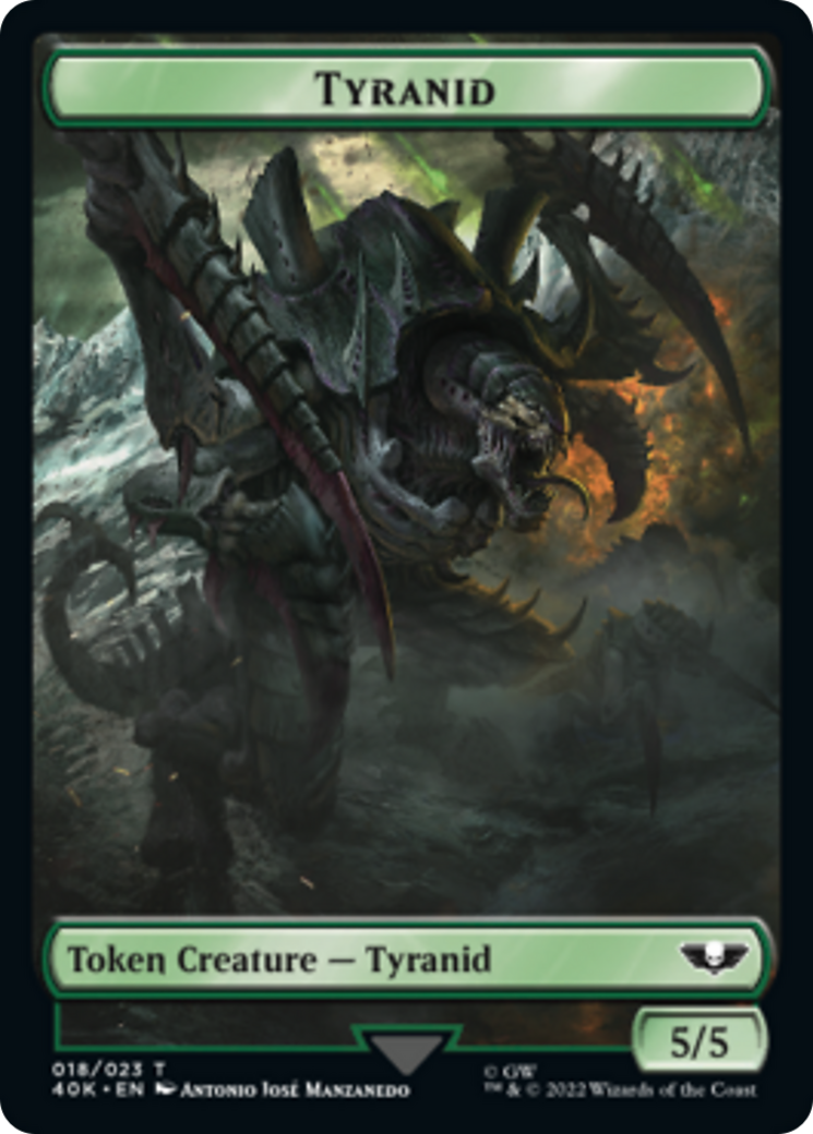 tyranid mtg cards Amazon.com: Magic: The Gathering Universes Beyond: Warhammer 40,000  Commander Deck – Tyranid Swarm : Toys & Games