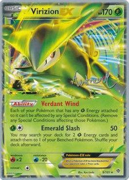 Virizion EX (9/101) (Emerald King