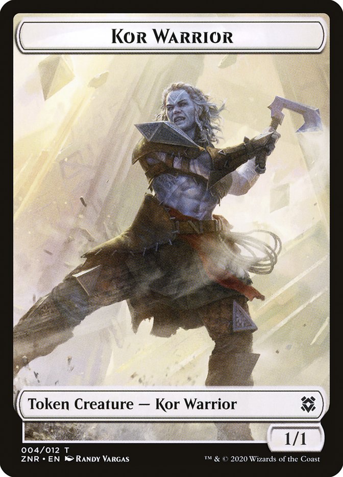 Kor Warrior [Zendikar Rising Tokens]