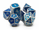 OSDMTL-12 Elven Forged Metallic Teal Polyhedral 7 Die Set