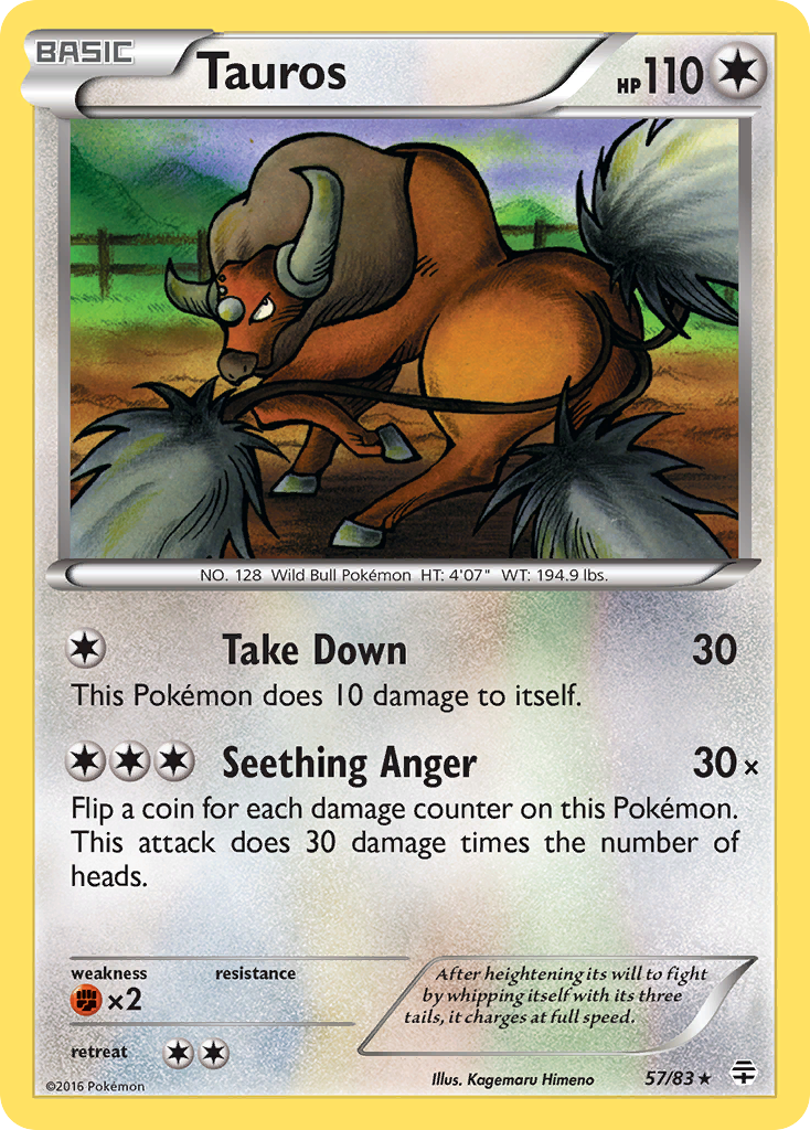 Tauros (57/83) [XY: Generations]