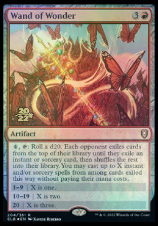 Wand of Wonder [Commander Legends: Battle for Baldur's Gate Prerelease Wand of Wonder [Commander Legends: Battle for Baldur's Gate Prerelease