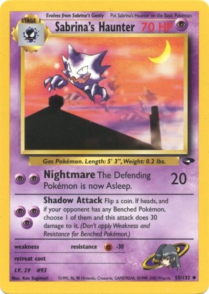haunter pokemon card price Sabrina's Haunter (55/132) [Gym Challenge Unlimited]