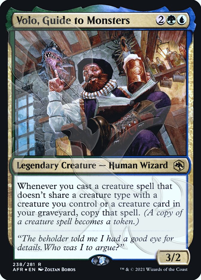 Volo, Guide to Monsters (Ampersand Promo) [Dungeons & Dragons: Adventu
