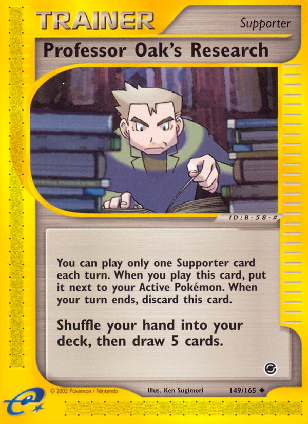 professor research pokemon card Charizard CHR 187/184