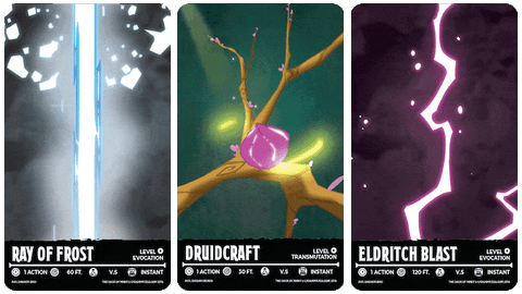 The Deck of Many: Animated Spells Cantrips - Vol. 1